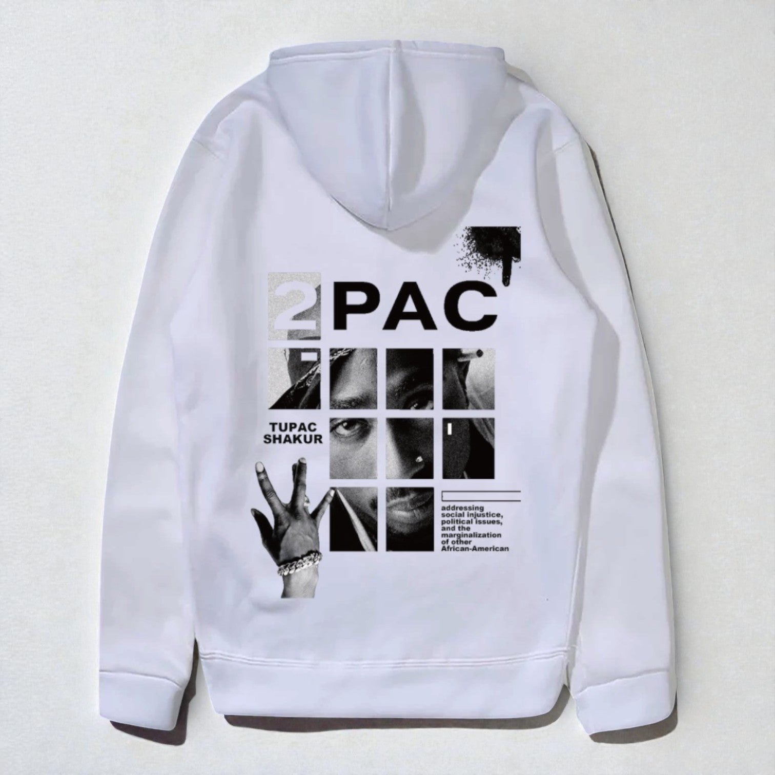 Hoodie 2PAC 100% coton