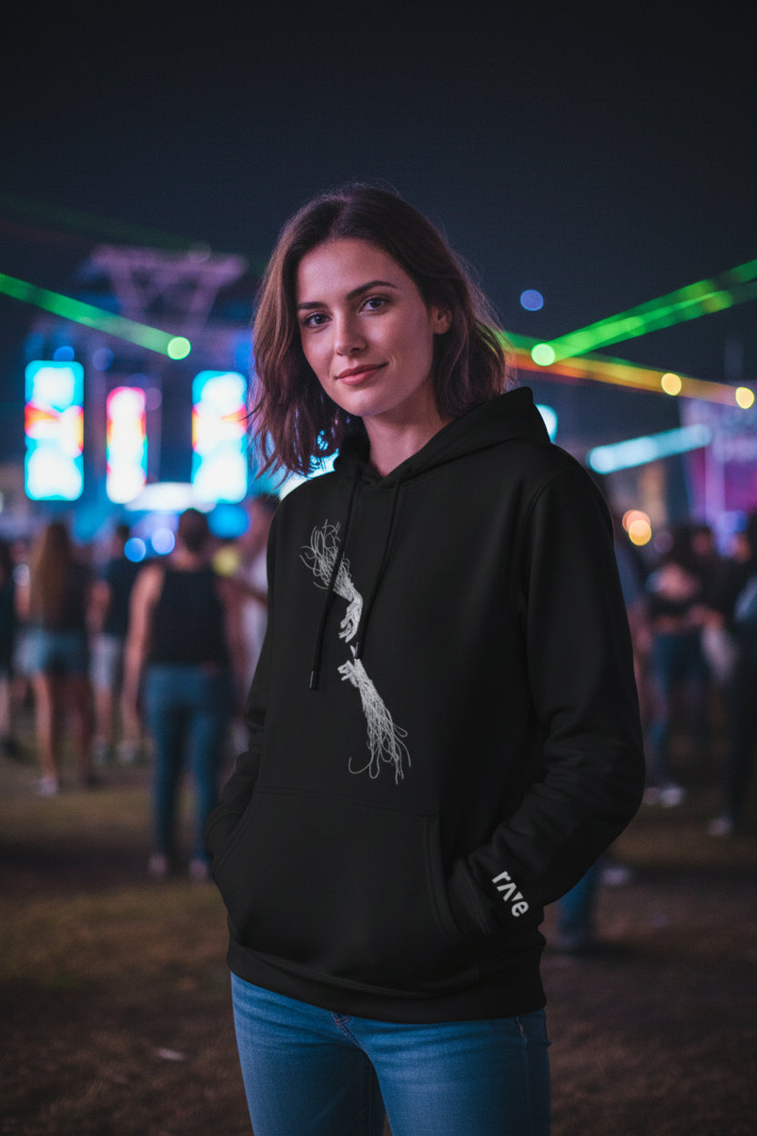 Hoodie RAVE 100% coton