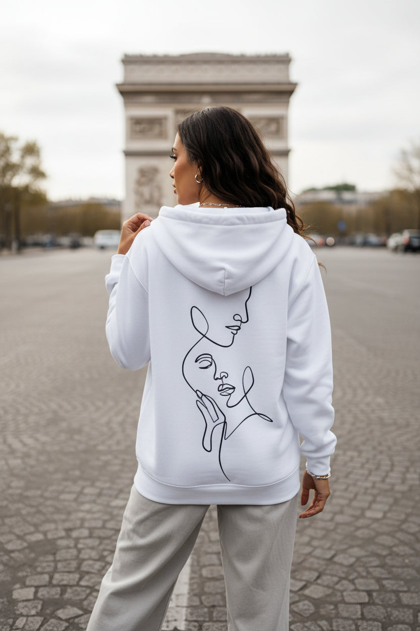 Hoodie AMORE 100% coton